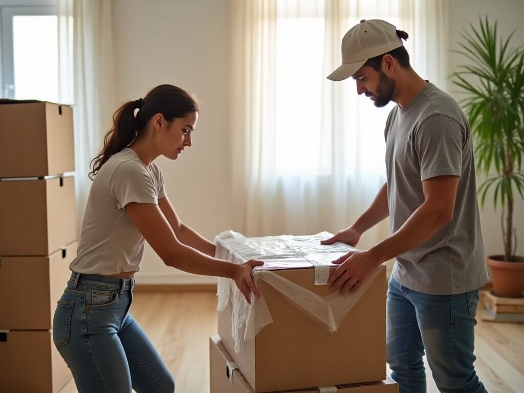 تثبيت هندسي احترافي للأثاث الحساس داخل دينا النقل بجدة