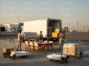 شركة نقل عفش بالرياض: احجز شاحنتك وفريقك بضمان شامل