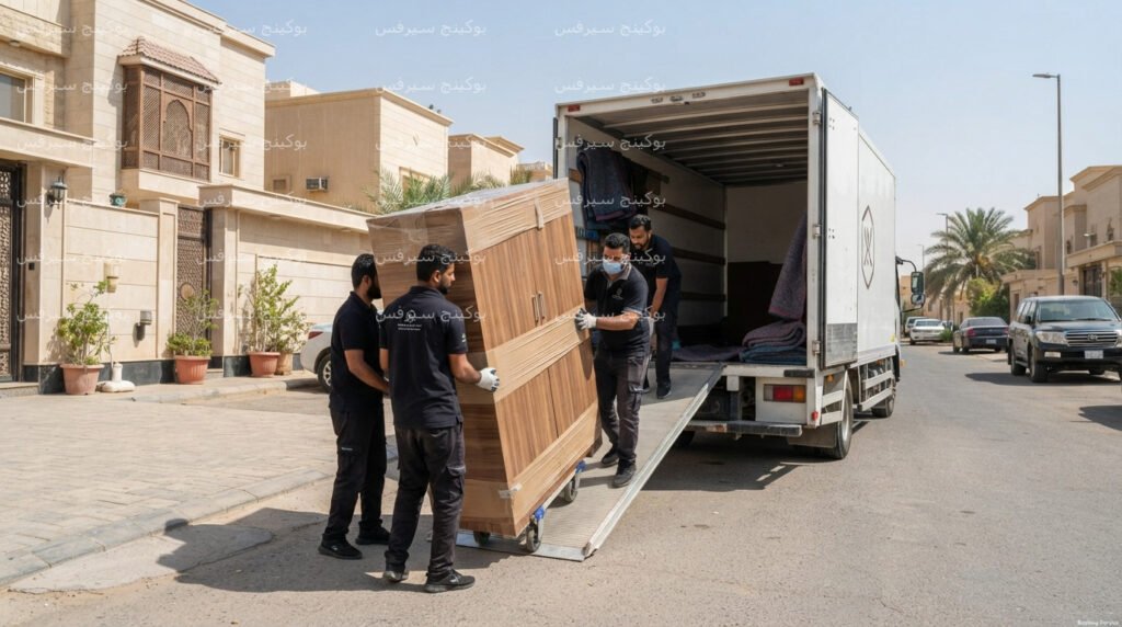 شركة نقل عفش بالرياض: حجز خدمات الترحيل السكني بضمان